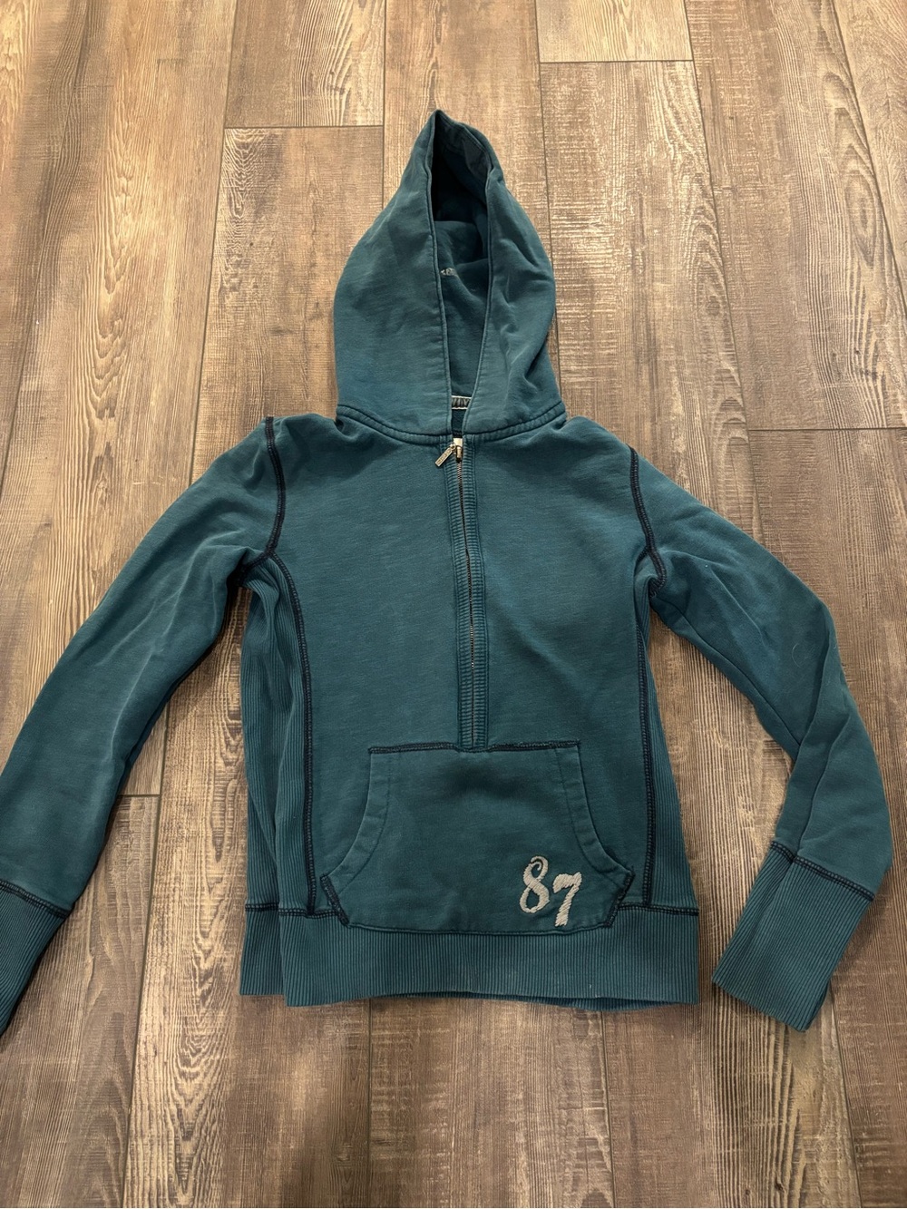 Vintage Aeropostale Hooded Zip Pullover Sweatshirt